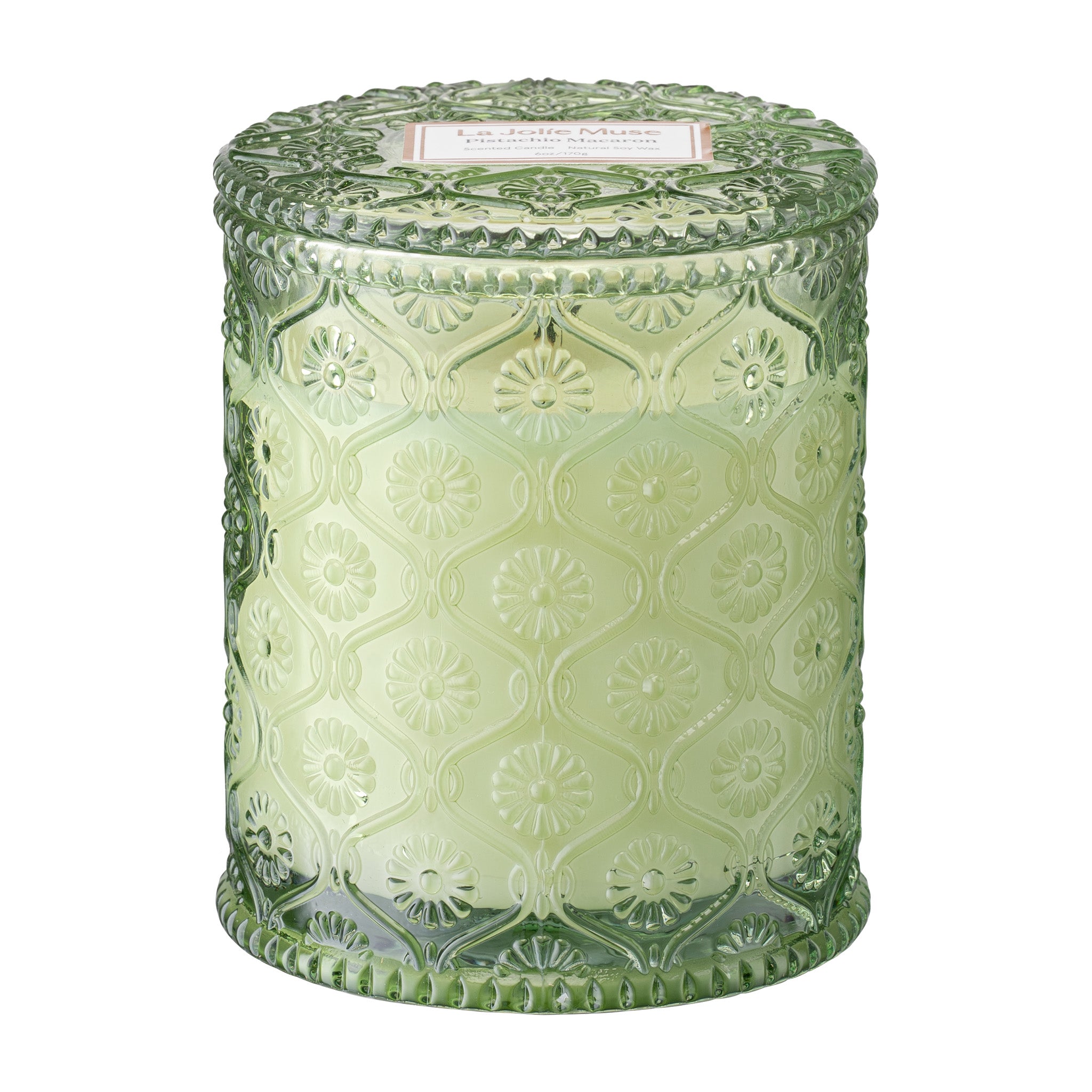 Maelyn - Pistachio Macaron 6oz Candle Candles Maelyn_PistachioMacaron_PDP_6oz_1 La Jolie Muse