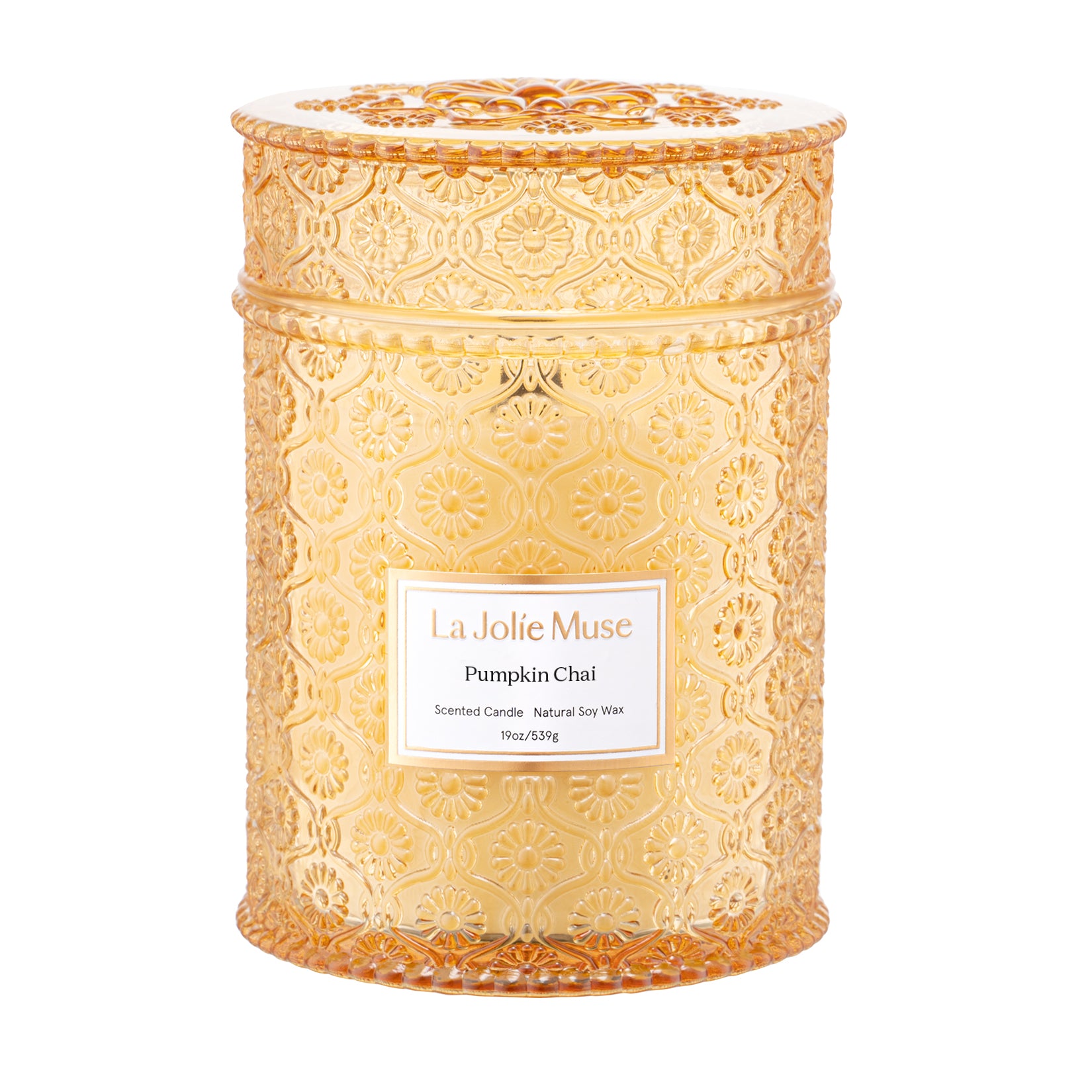 Maelyn - Pumpkin Chai 19oz Candle Candles Maelyn_PumpkinChai_PDP_19oz_1 La Jolie Muse