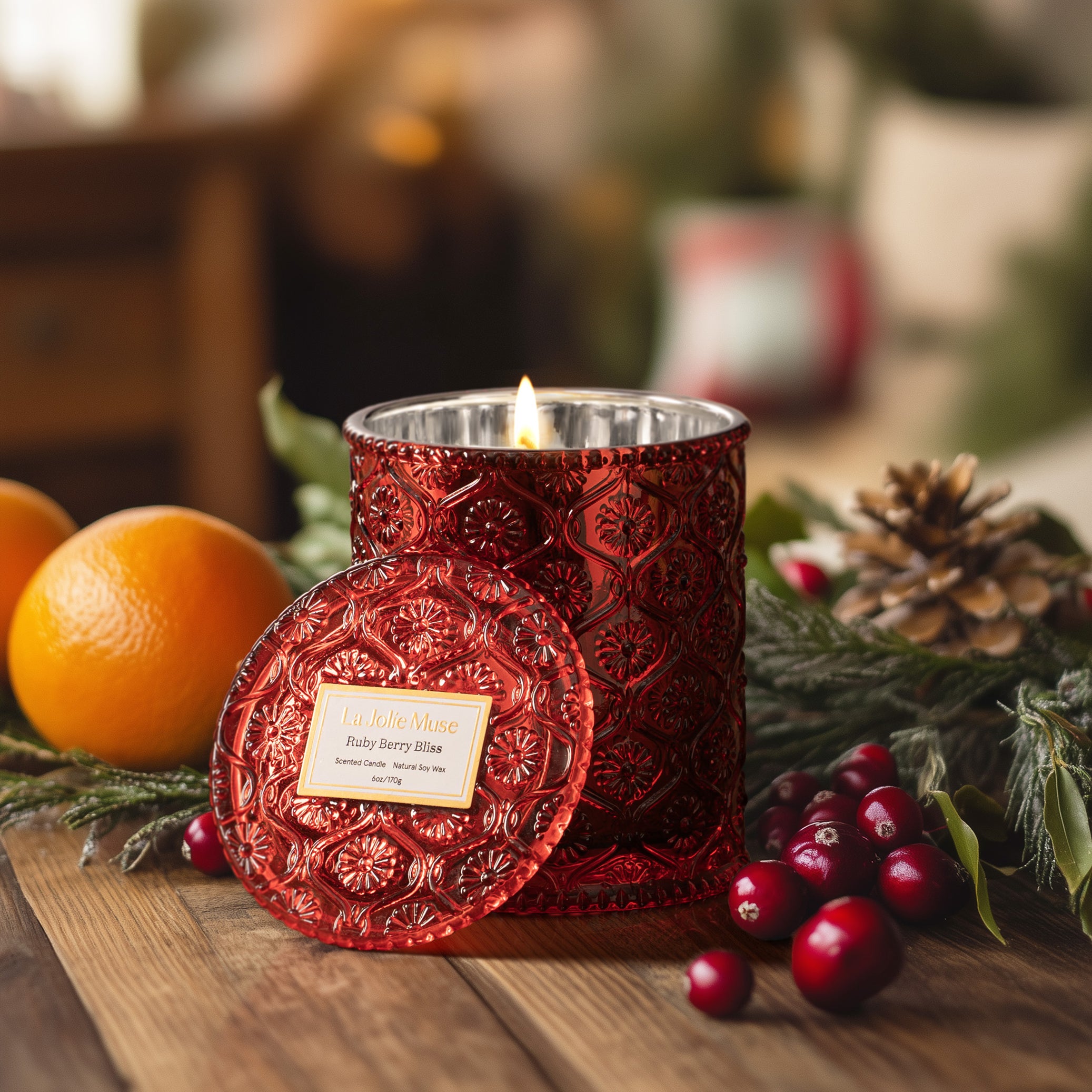 Maelyn - Ruby Berry Bliss 6oz Candle Candles Maelyn_RubyBerryBliss_PDP_6oz_3-2 La Jolie Muse