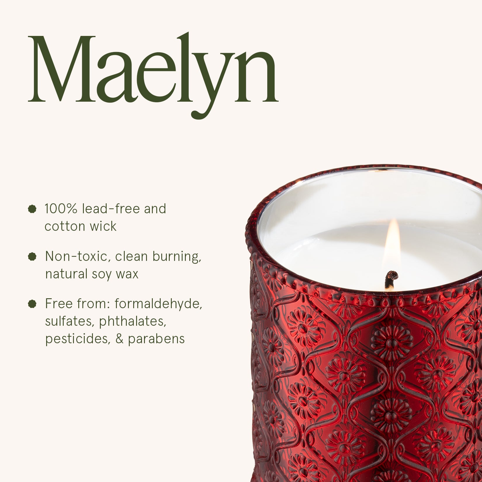 Maelyn - Ruby Berry Bliss 6oz Candle – LA JOLIE MUSE