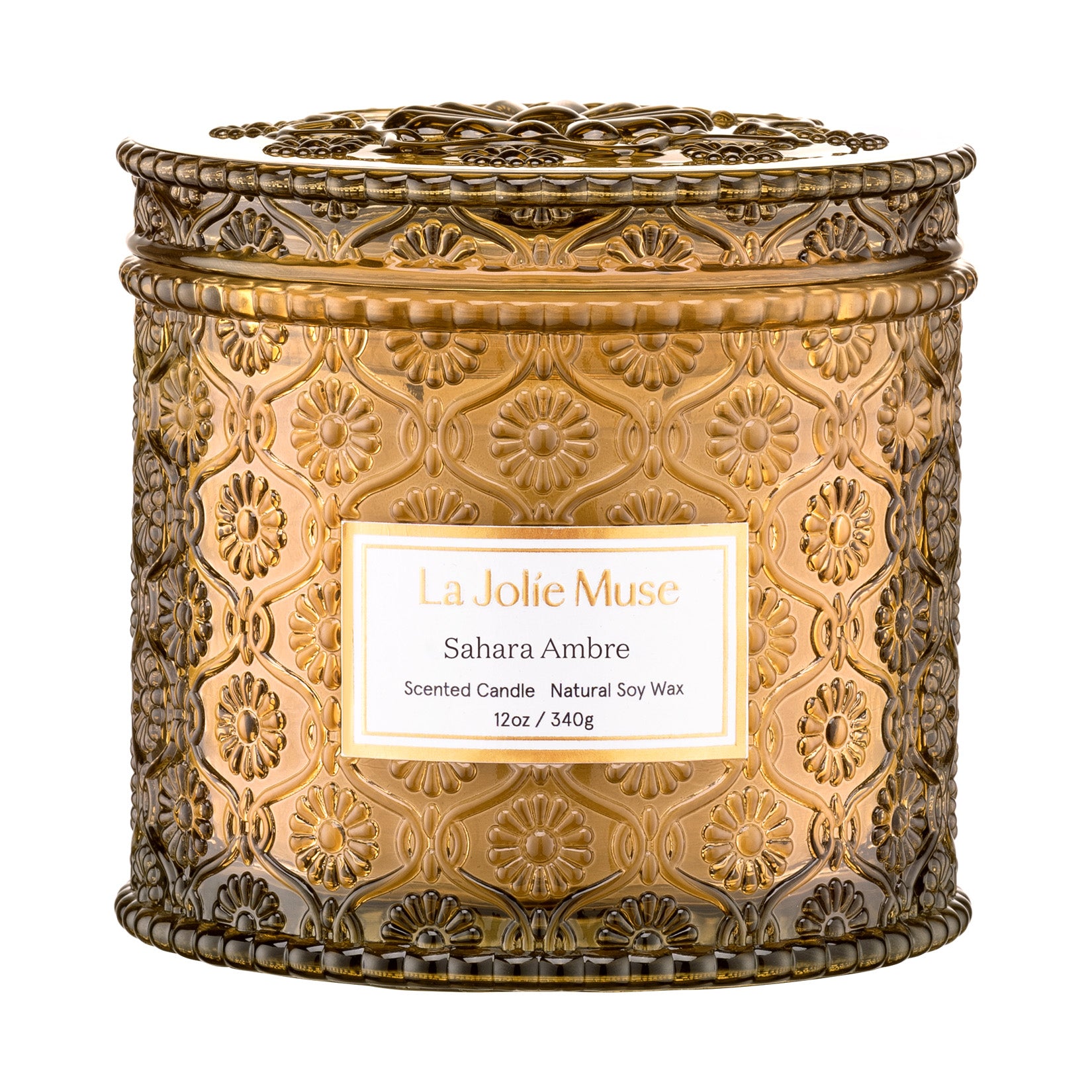 Maelyn - Sahara Ambre 12oz Candle Candles Maelyn_SaharaAmbre_PDP_12oz_1 La Jolie Muse