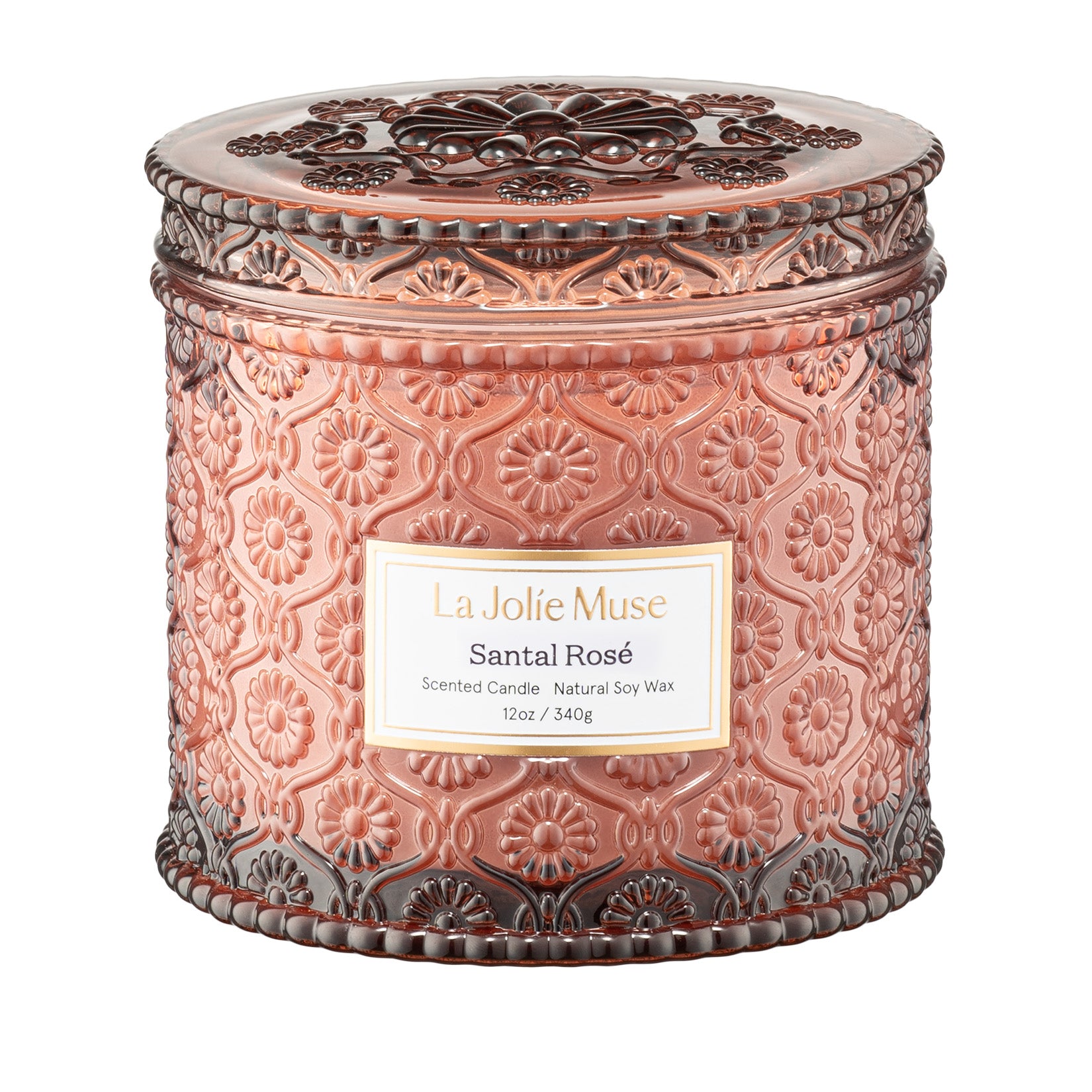 Maelyn - Santal Rosé 12oz Candle Candles Maelyn_SantalRose_PDP_12oz_1 La Jolie Muse