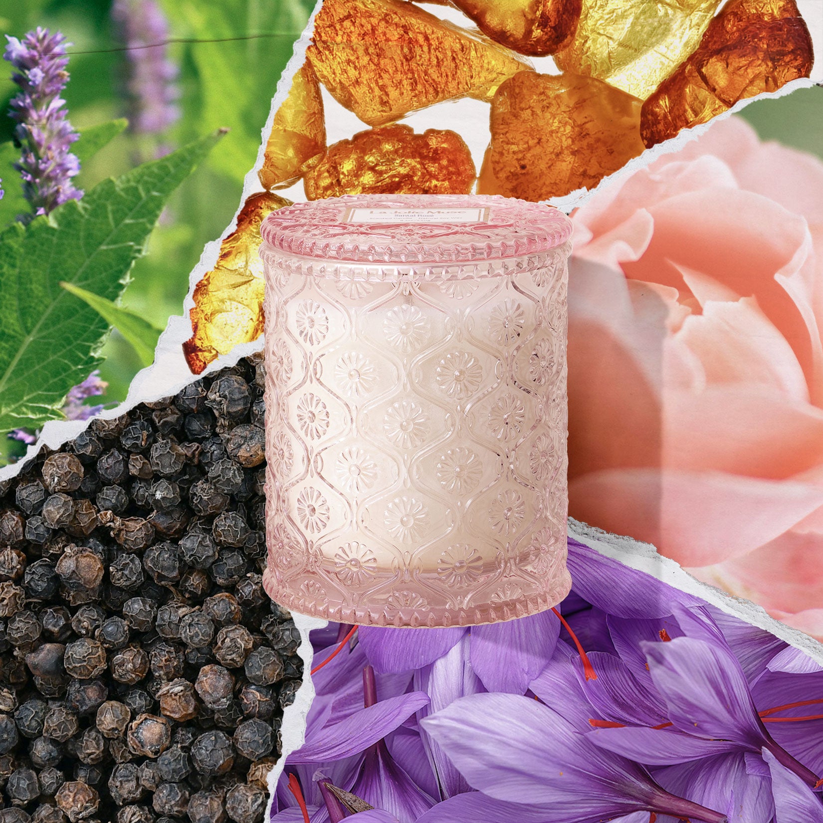 Maelyn - Santal Rosé 6oz Candle Candles Maelyn_SantalRose_PDP_6oz_2 La Jolie Muse