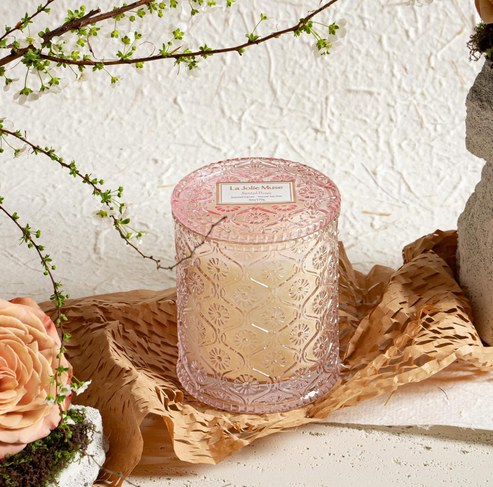 Maelyn - Santal Rosé 6oz Candle Candles Maelyn_SantalRose_PDP_6oz_3 La Jolie Muse
