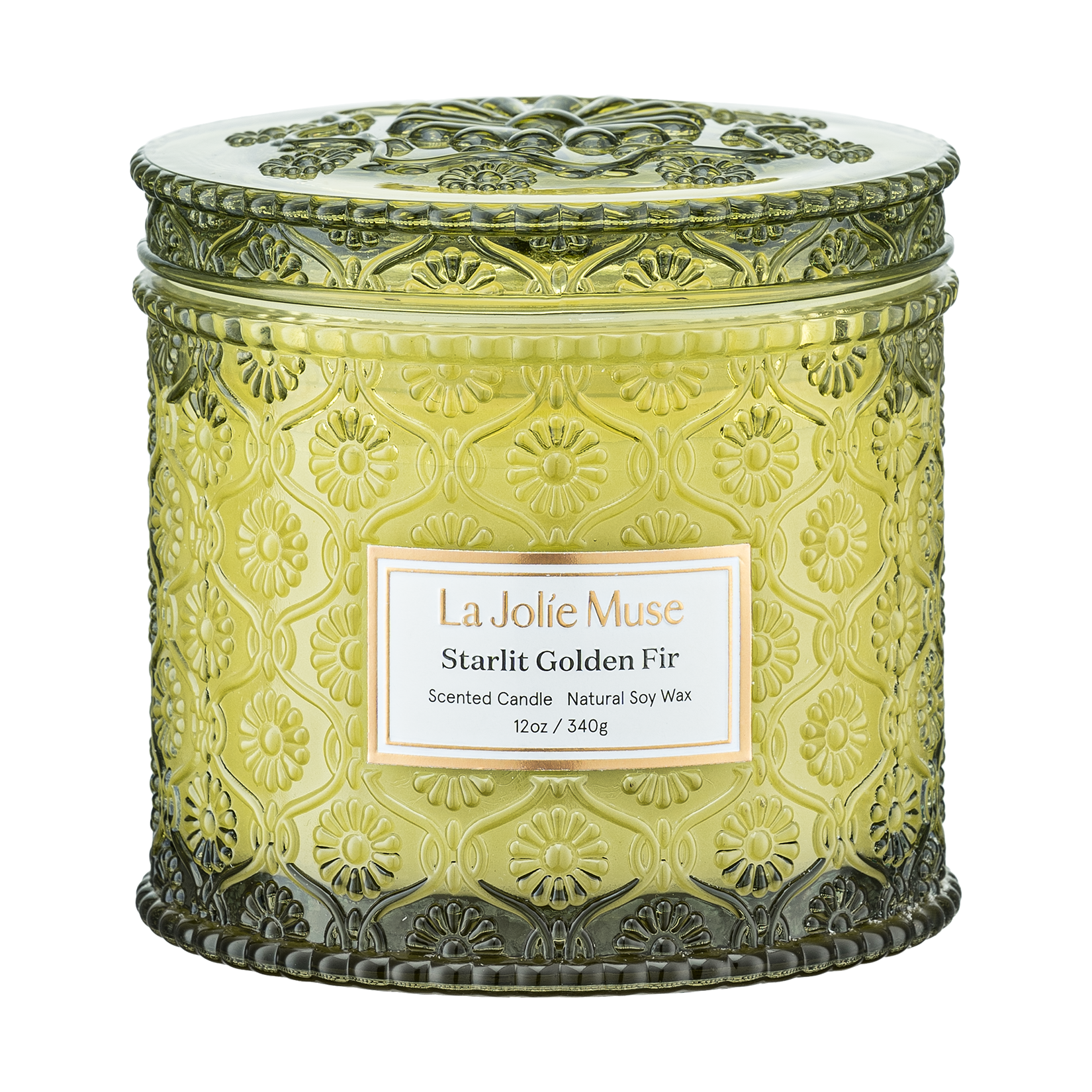 Maelyn - Starlit Golden Fir 12oz Candle Candles Maelyn_StarlitGoldenFir_PDP_12oz_1 La Jolie Muse