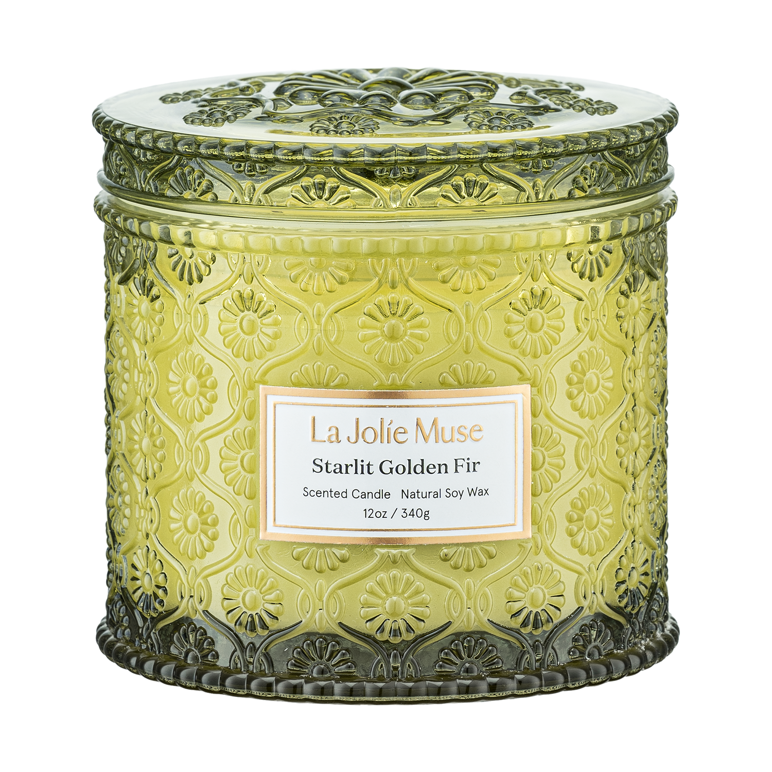 Maelyn - Starlit Golden Fir 12oz Candle Candles Maelyn_StarlitGoldenFir_PDP_12oz_1 La Jolie Muse