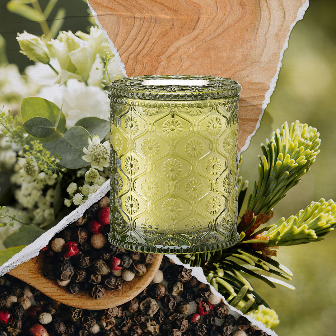 Maelyn - Starlit Golden Fir 6oz Candle Candles Maelyn_StarlitGoldenFir_PDP_6oz_2 La Jolie Muse