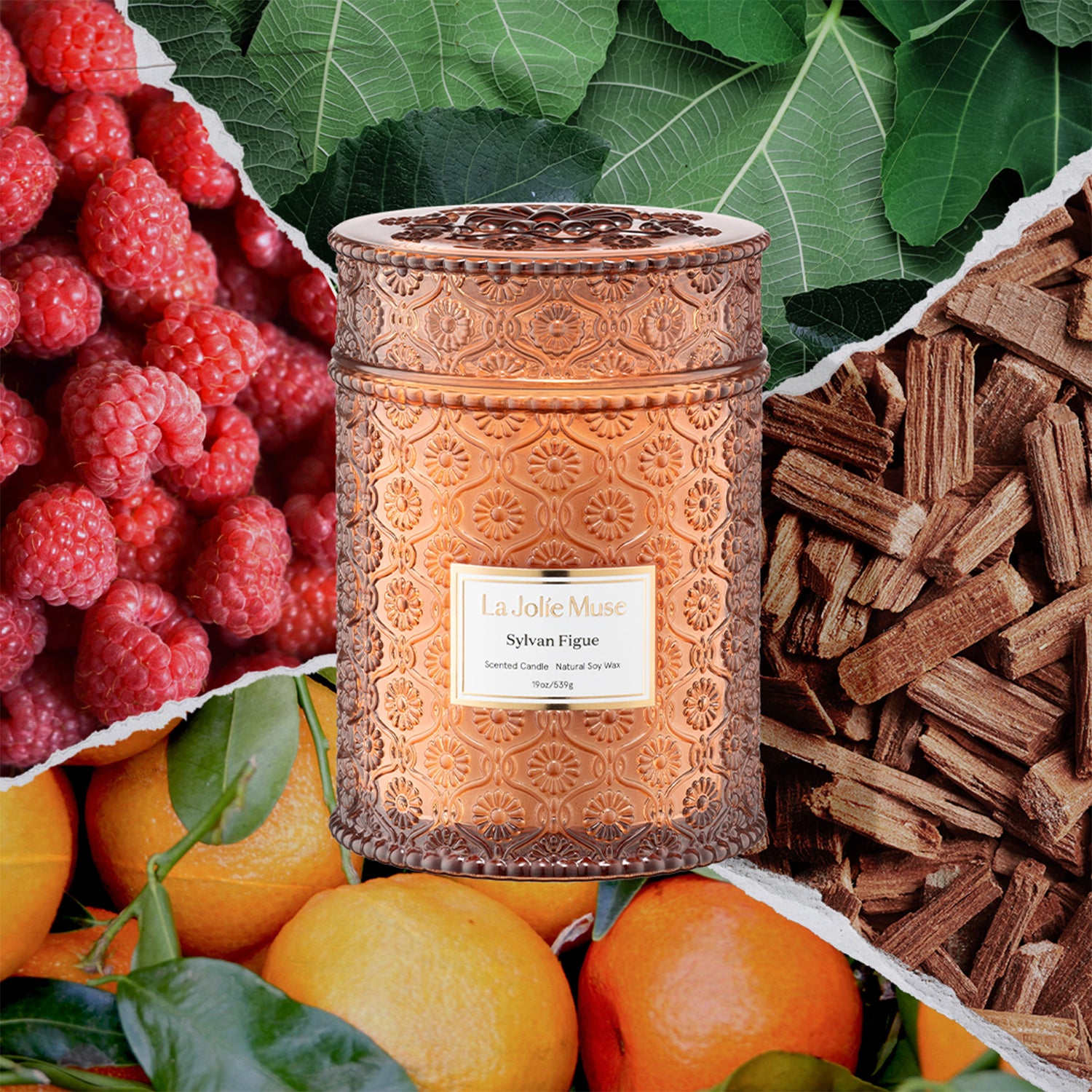 Maelyn - Sylvan Figue 19oz Candle Candles Maelyn_SylvanFigue_PDP_19oz_2 La Jolie Muse