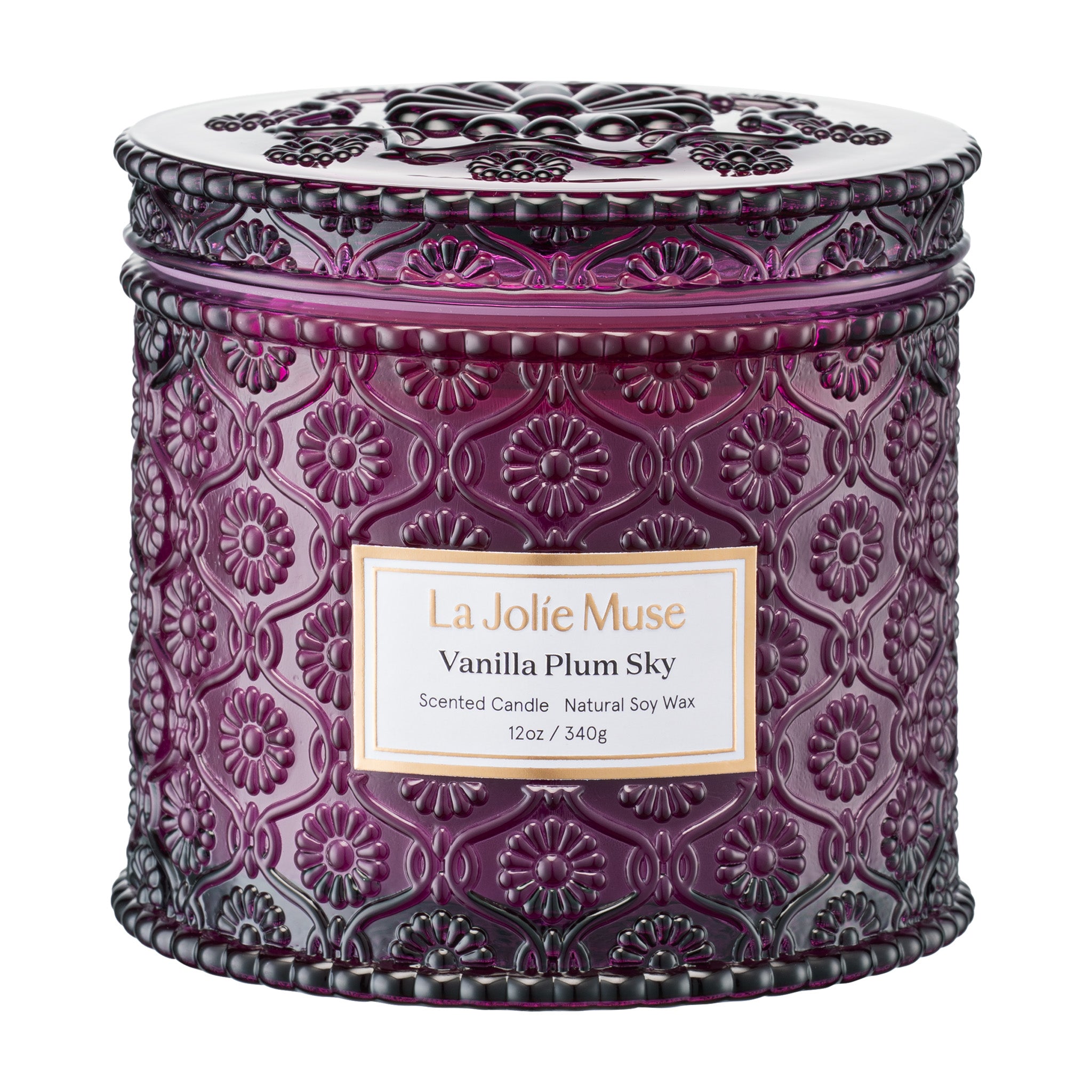 Maelyn - Vanilla Plum Sky 12oz Candle Candles Maelyn_VanillaPlumSky_PDP_12oz_1_3e54cb02-1a61-4978-9787-64b93a26c6fa La Jolie Muse