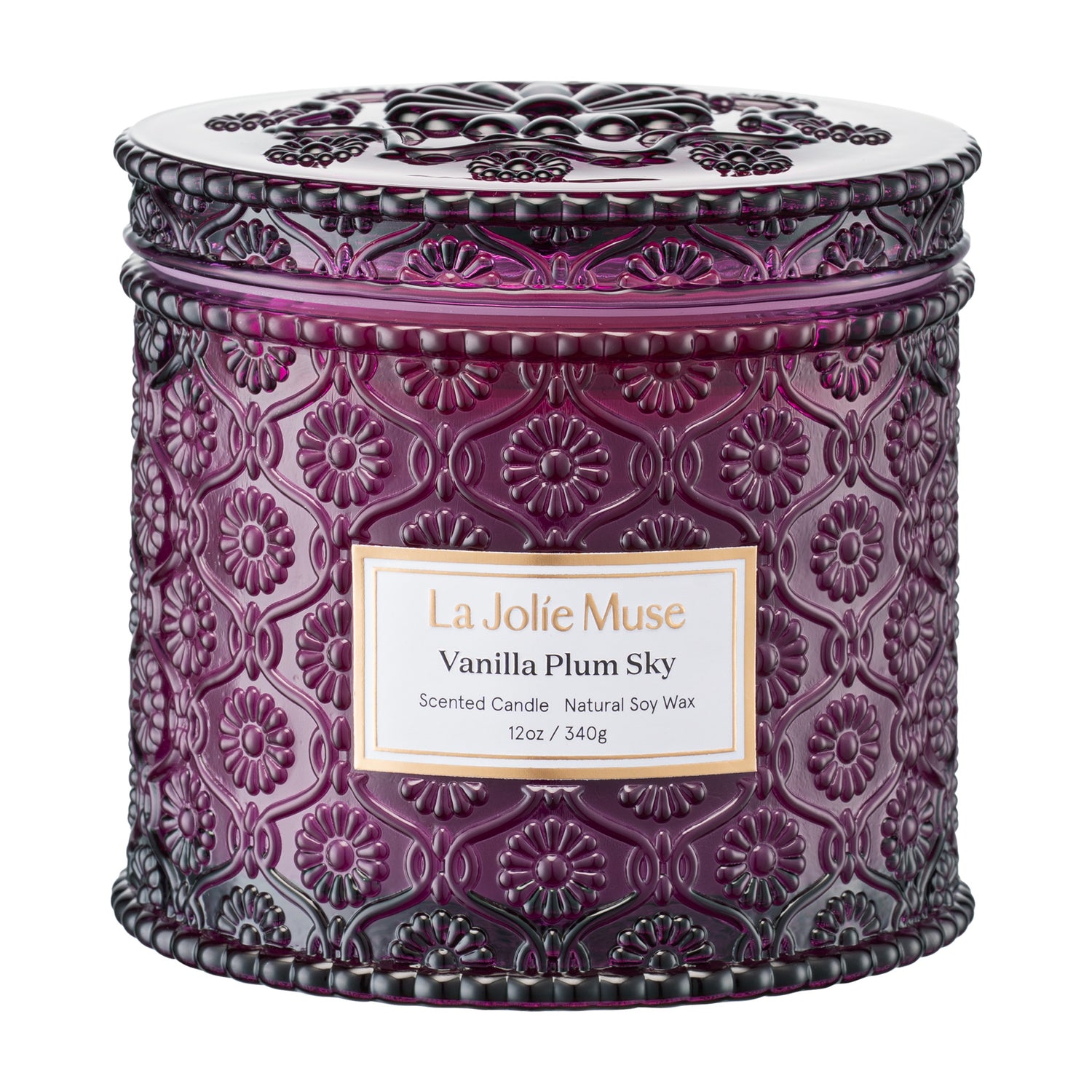 Maelyn - Vanilla Plum Sky 12oz Candle Candles Maelyn_VanillaPlumSky_PDP_12oz_1_3e54cb02-1a61-4978-9787-64b93a26c6fa La Jolie Muse