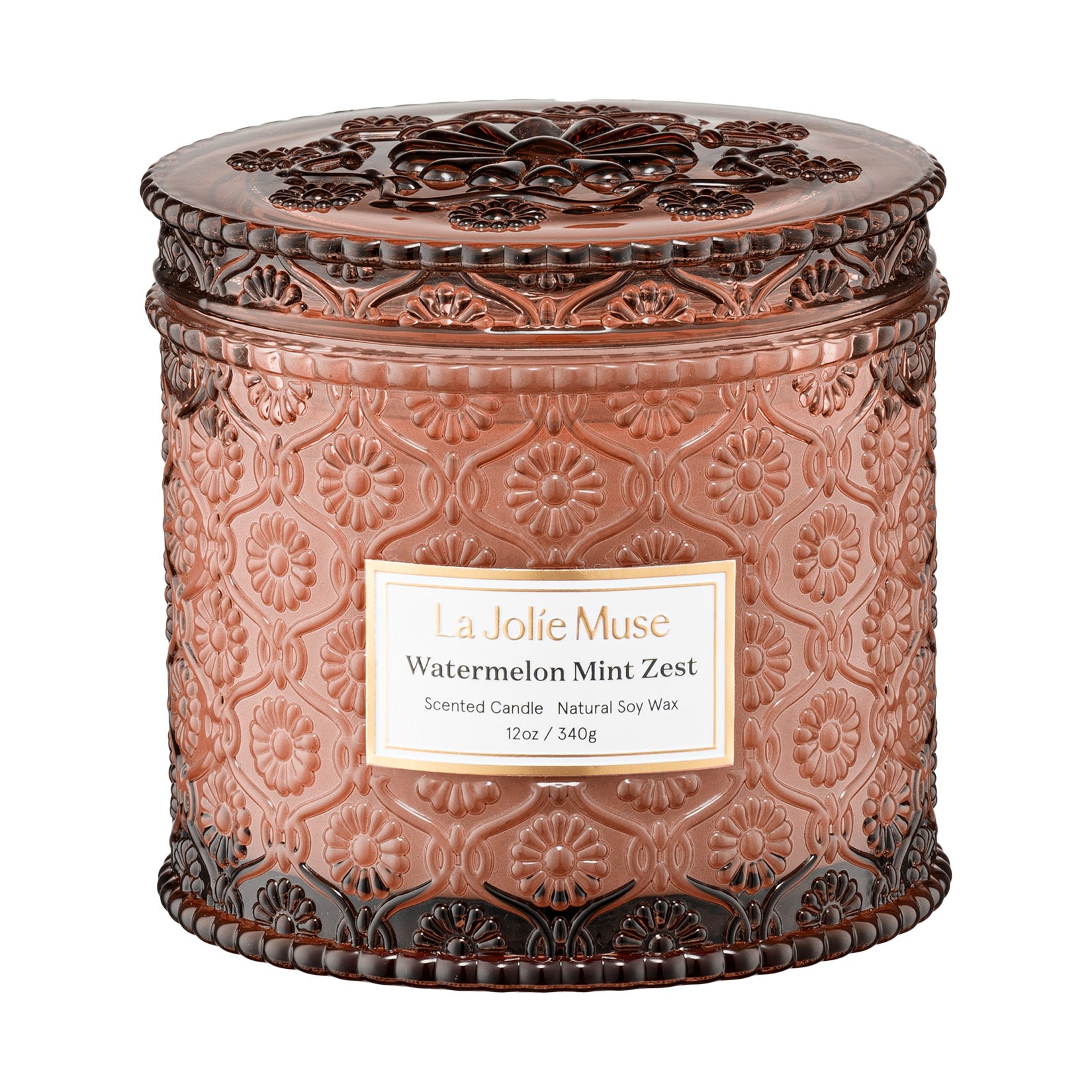 Maelyn - Watermelon Mint Zest 12oz Candle Candles Maelyn_WatermelonMintZest_PDP_12oz_1 La Jolie Muse