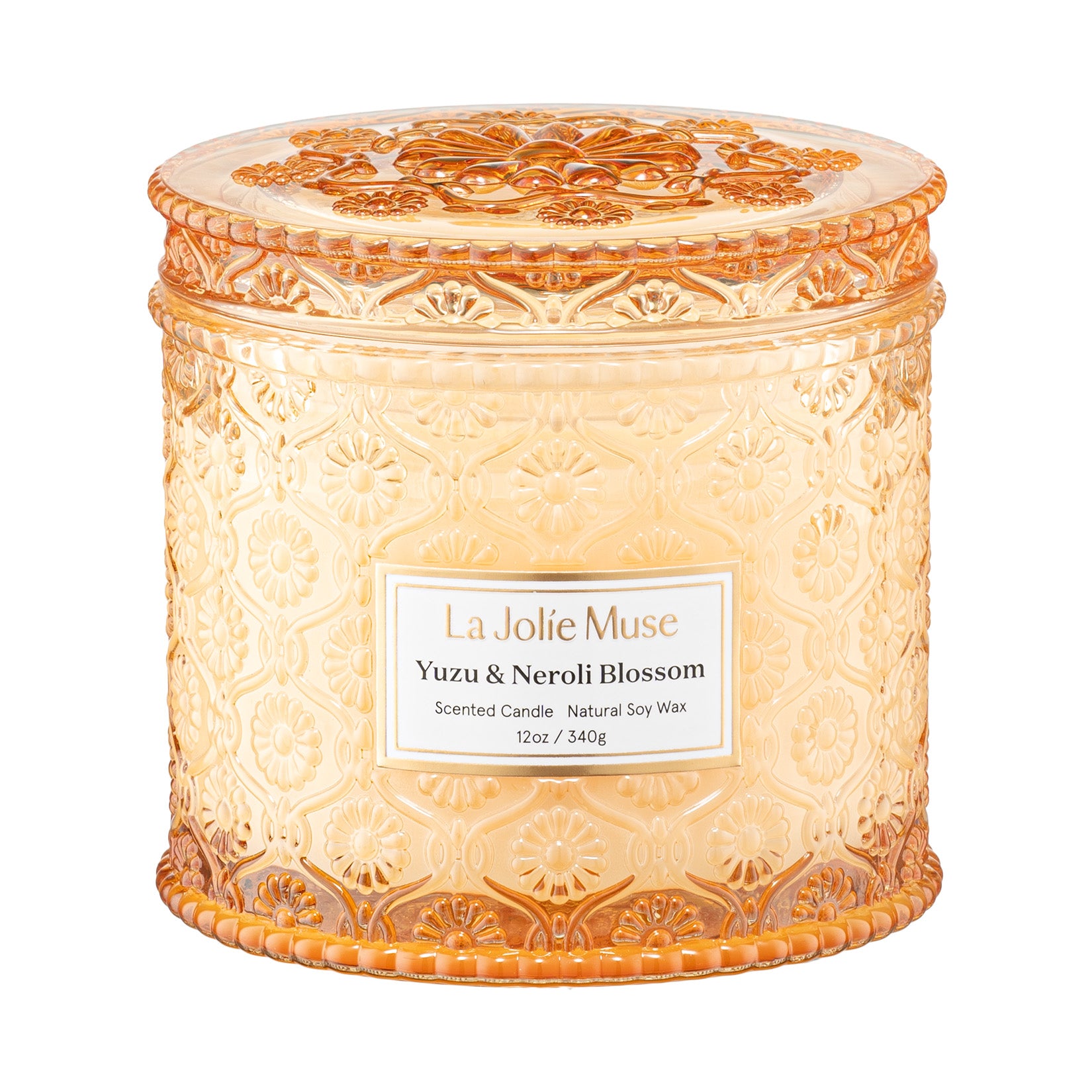 Maelyn - Yuzu & Neroli Blossom 12oz Candle Candles Maelyn_YuzuNeroliBlossom_PDP_12oz_1 La Jolie Muse