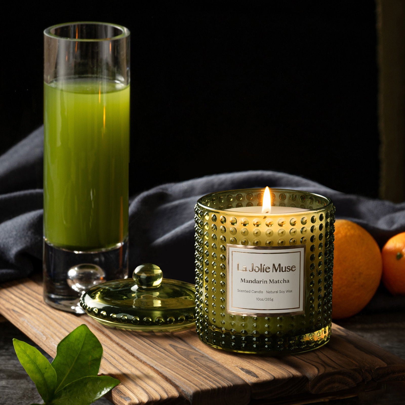 Marvella - Mandarin Matcha 10oz Candle Candles Marvella_-_Mandarin_Matcha_10oz_Candle-5655034 La Jolie Muse