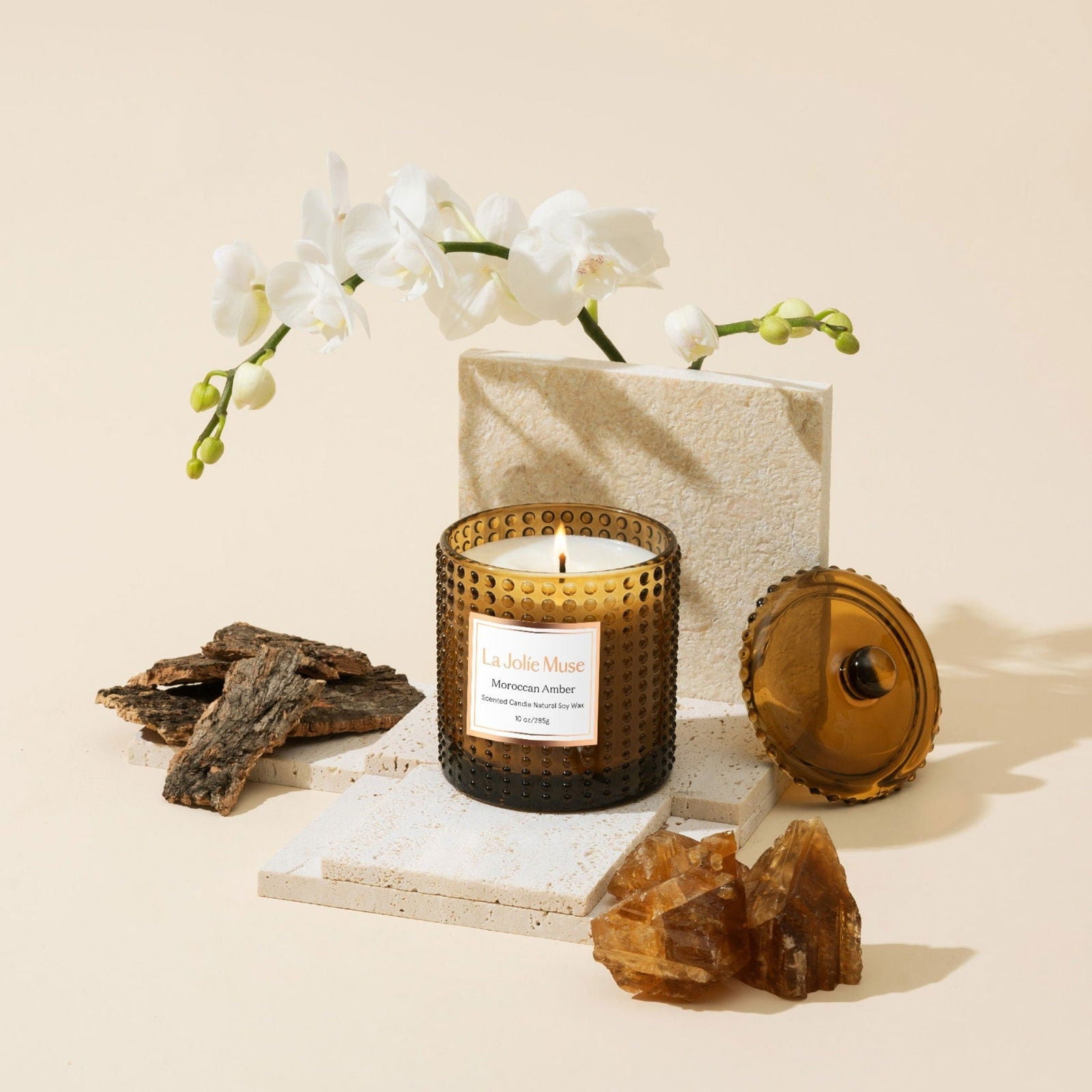 Marvella - Moroccan Amber 10oz Candle Candles Marvella_-_Moroccan_Amber_10oz_Candle-5655042 La Jolie Muse