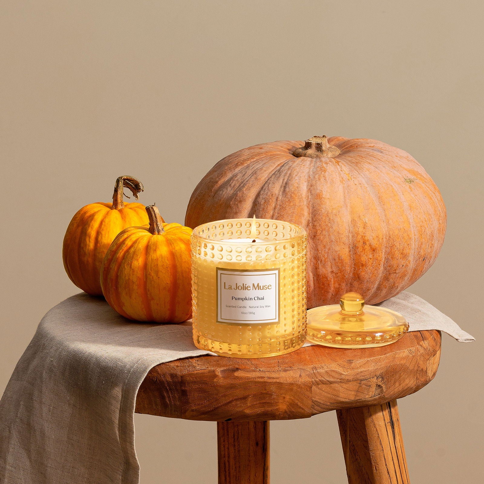 Marvella - Pumpkin Chai 10oz Candle Candles Marvella_-_Pumpkin_Chai_10oz_Candle-5655058 La Jolie Muse