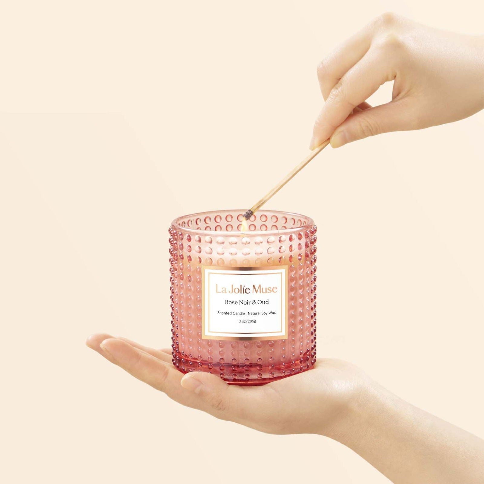 Marvella - Rose Noir & Oud 10oz Candle Candles Marvella_-_Rose_Noir_Oud_10oz_Candle-5655064 La Jolie Muse