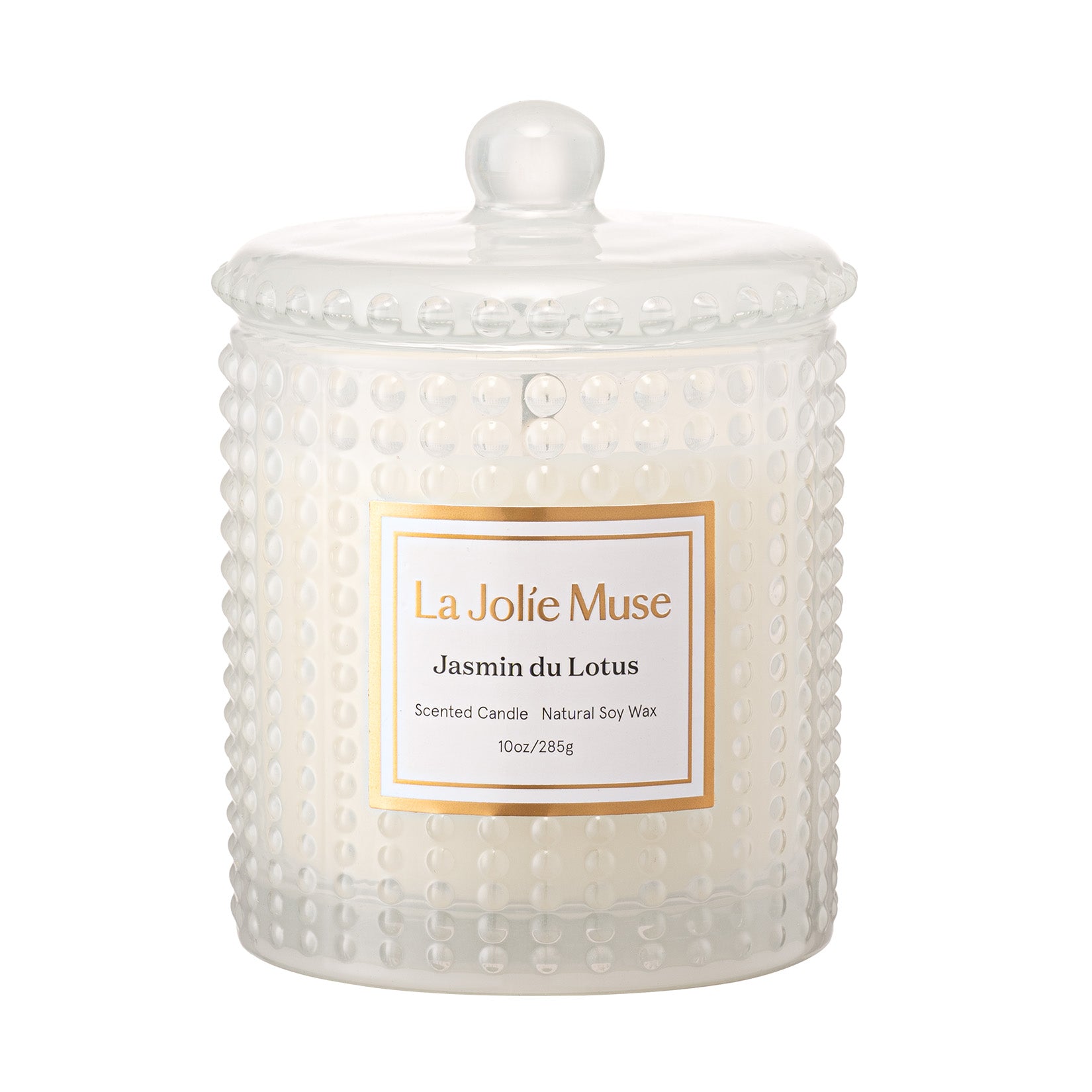 Marvella - Jasmin du Lotus 10oz Candle Candles Marvella_JasminduLotus_PDP_10oz_1 La Jolie Muse