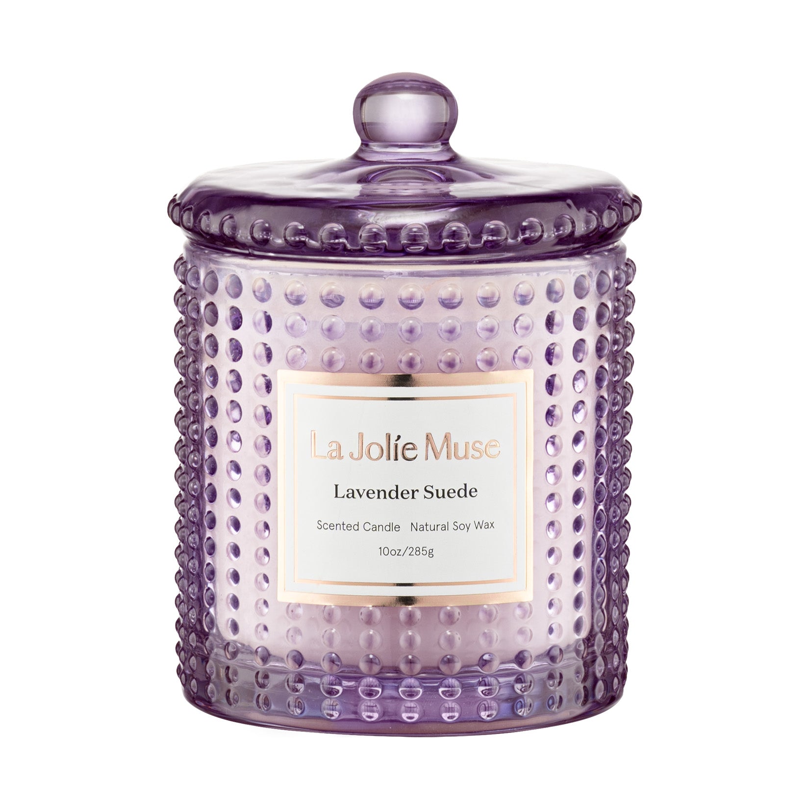 Marvella - Lavender Suede 10oz Candle Candles Marvella_LavenderSuede_PDP_10oz_1 La Jolie Muse