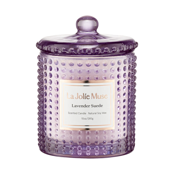 Marvella - Lavender Suede 10oz Candle – LA JOLIE MUSE