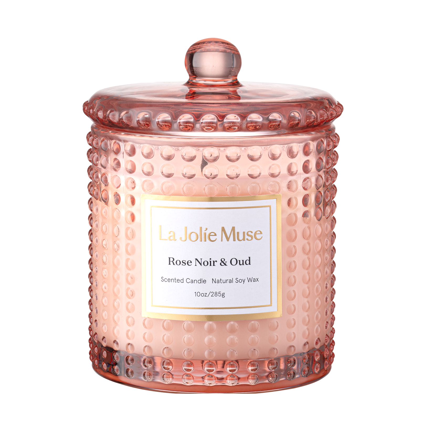 Marvella - Rose Noir & Oud 10oz Candle Candles Marvella_RoseNoirOud_PDP_10oz_1 La Jolie Muse