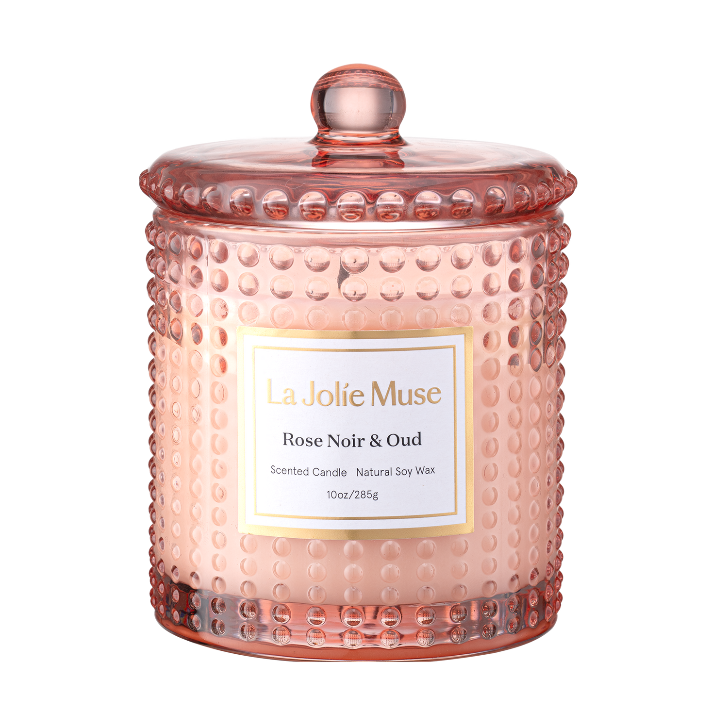 Marvella - Rose Noir & Oud 10oz Candle Candles Marvella_RoseNoirOud_PDP_10oz_1 La Jolie Muse