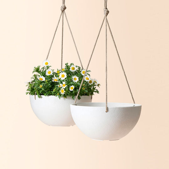 Large Black Pots Set of 2 - Hanging Planters – LA JOLIE MUSE