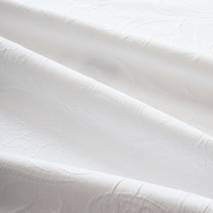 Corrie Classic White Cotton Duvet Cover Set of 3