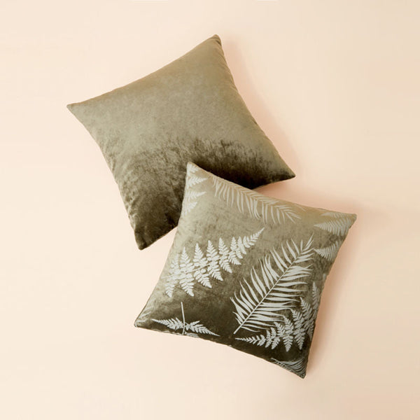 Palm Leaf Sage Throw Pillow Daily Regina Designs
