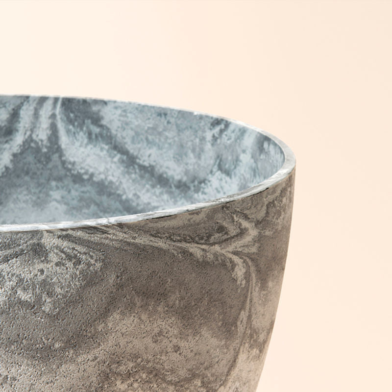 Marble Pattern Pots Set of 3 - Grey Planters