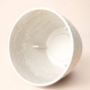 Dryades White Pot - 9.4 Inch