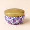 Lavender Eucalyptus candle with Tulip Scented and tin packaged, 6.5oz/185g in weight.